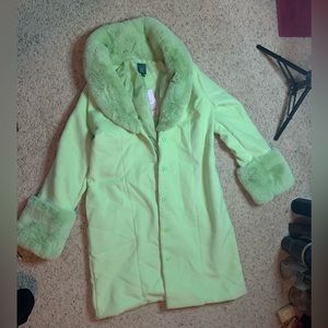 Green Wild Fable Coat